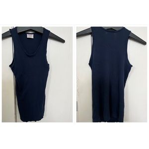 Navy blue tank top